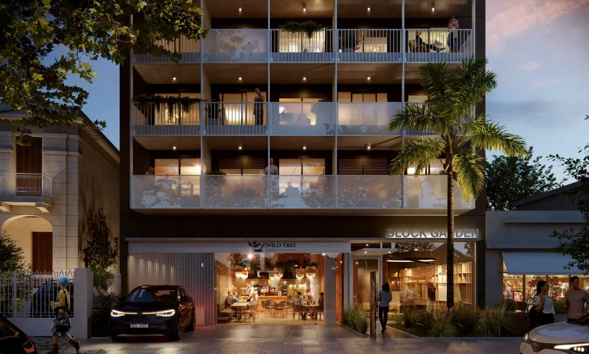 Edificio Block garden